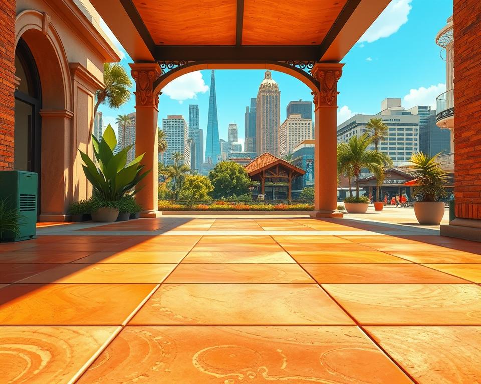 Color Concrete Stains in Westlake: Application and Longevity